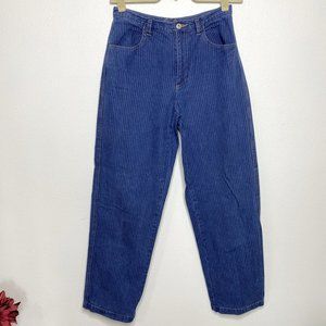 Vintage Liz. Claiborne Striped Blue Jeans
